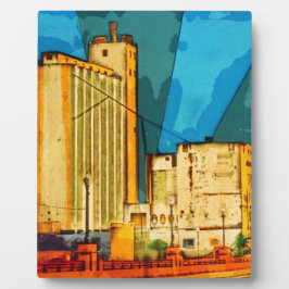 Placa Expositora Ciudad Vieja Tempe - Molino de harina Hayden