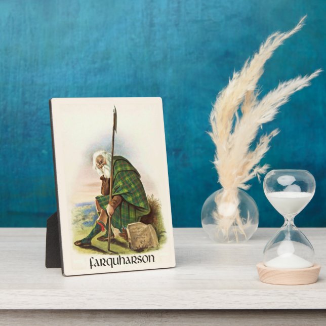Placa Expositora Clan Farquharson Clans de Escocia, por R. R. McIan (Lado)