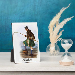 Placa Expositora Clan Gordon Clans de Escocia, por R. R. McIan