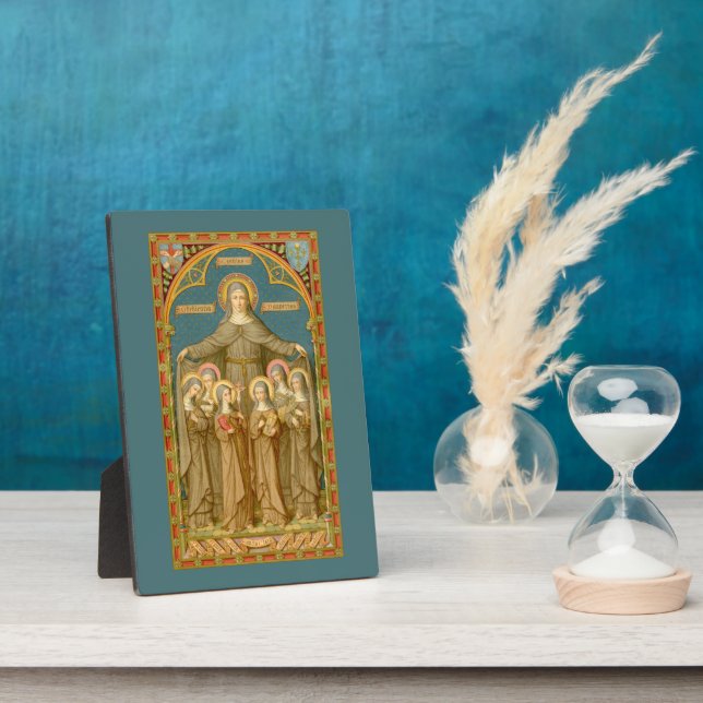 Placa Expositora Clare de San Asís y Monjas (SAU 027) 5"x7" (Lado)