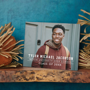 Placa Expositora Clase Moderna de Graduación Personalizado 2025