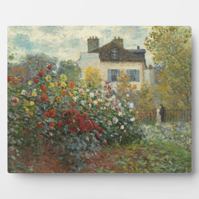 Placa Expositora Claude Monet | El Jardín del Artista en Argenteuil (Frente)