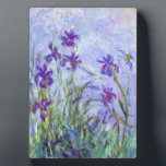 Placa Expositora Claude Monet - Lilac Irises / Iris Mauves<br><div class="desc">Lilac Irises / Iris Mauves - Claude Monet,  1914-1917</div>