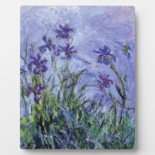 Placa Expositora Claude Monet - Lilac Irises Mauves 1917