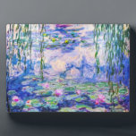 Placa Expositora Claude Monet - Lilies de agua / Nympheas 1919<br><div class="desc">Lilies de agua / Nympheas (W.1852) - Claude Monet,  Petróleo en lienzo,  1916-1919</div>