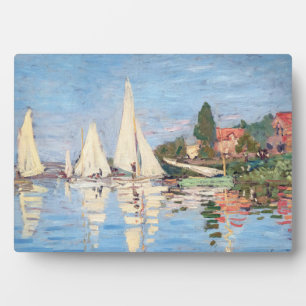 Placa Expositora Claude Monet - Regattas en Argenteuil