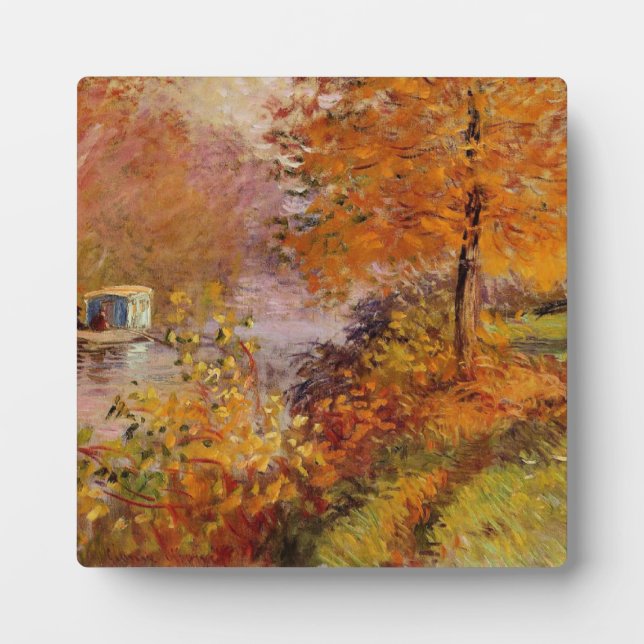 Placa Expositora Claude Monet, The Studio Boat, (Frente)
