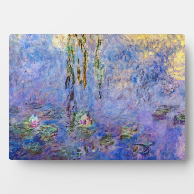 Placa Expositora Claude Monet - Water Lilies (Frente)