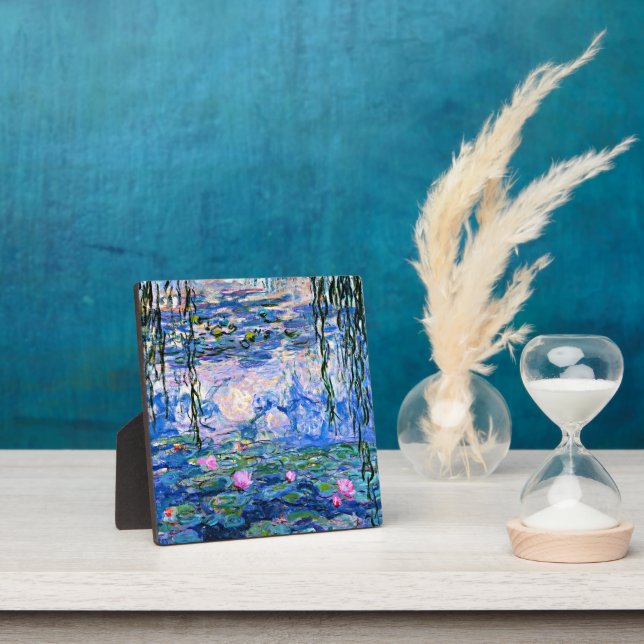 Placa Expositora Claude Monet - Water Lilies, 1919, (in situ)