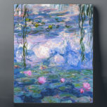Placa Expositora Claude Monet Water Lillies 1919<br><div class="desc">Título: Artista de los lirios de agua: Claude Monet Año: 1919</div>