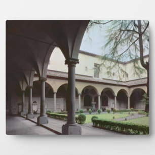 Placa Expositora Claustro del convento, reconstruido en 1442 (foto)