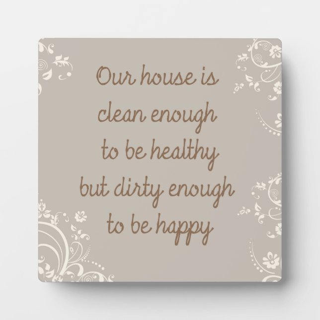 Placa Expositora Clean Enough (Frente)