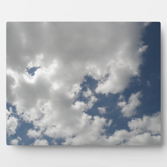 Placa Expositora Cloudy Skies Plaque (Frente)