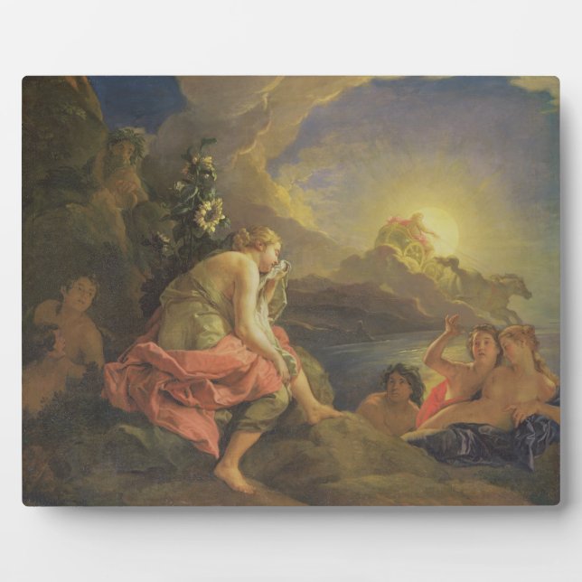 Placa Expositora Clytie transformada en un girasol, 1688 (aceite en (Frente)