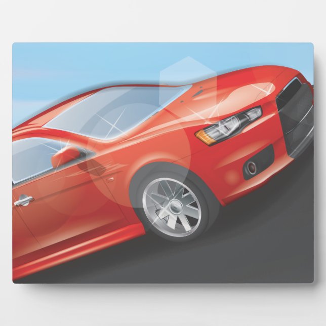 Placa Expositora Coche Deportivo (Frente)