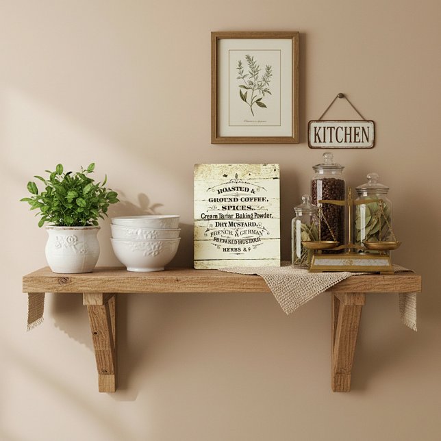 Placa Expositora Cocina Vintage (Subido por el creador)