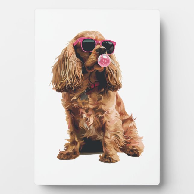 Placa Expositora Cocker Spaniel (Frente)