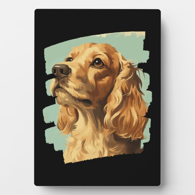 Placa Expositora Cocker Spaniel (Frente)
