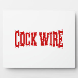 PLACA EXPOSITORA COCKWIRE