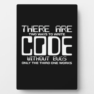 Placa Expositora Código de escritura del programador sin errores