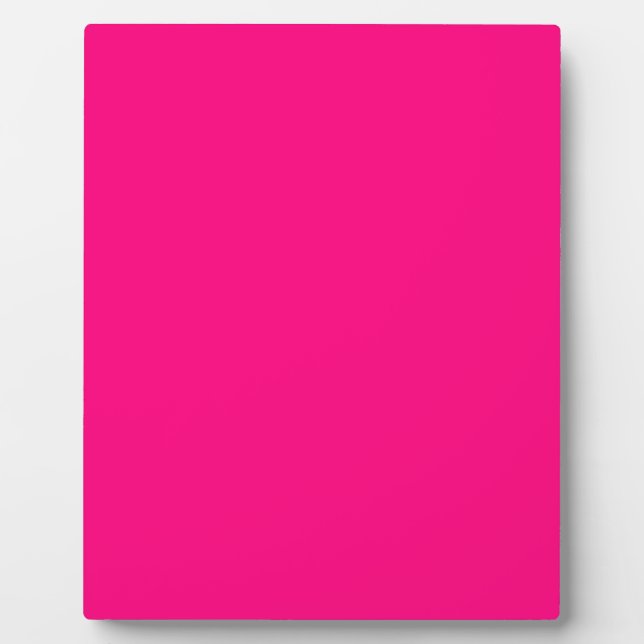 Placa Expositora Código hexadecimal rosa brillante F007F (Frente)