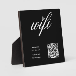 Placa Expositora Código QR de la red WiFi de marca personalizado ne