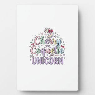 Placa Expositora Cojinete de Cereza Unicornio Unicornio Original Za