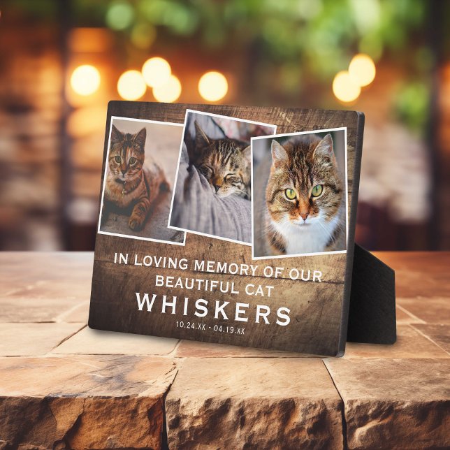 Placa Expositora Colage de Fotos Moderno Memorial para Gato/Perro M (Subido por el creador)