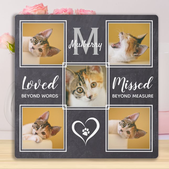 Placa Expositora Colage de Fotos Único Memorial de Gatos (Subido por el creador)