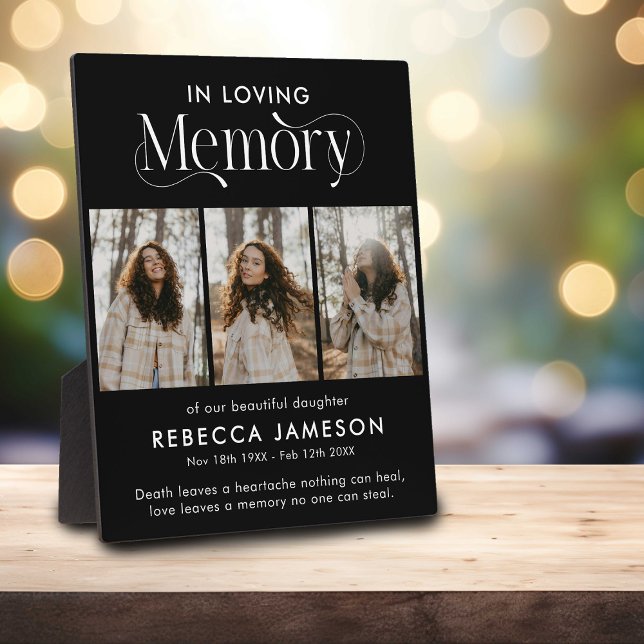 Placa Expositora Colaje de Fotos Memorial 'En Amorosa Memoria' (Subido por el creador)