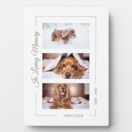 Placa Expositora Colaje de fotos personalizadas para memorial de ma