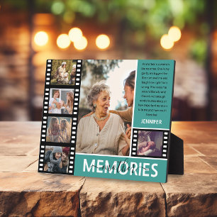 Placa Expositora Colaje de Fotos y Mensaje para Mamá, Recuerdos Mod