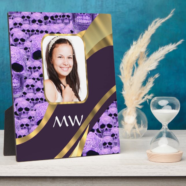 Placa Expositora Colapso de cráneo morado (Lado)