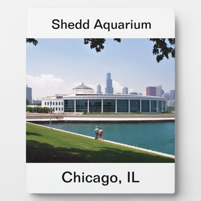 Placa Expositora Colección de acuarios Chicago Shedd (Frente)