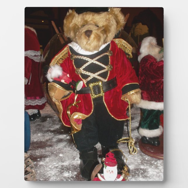 Placa Expositora Colección de Navidades Nutcracker Teddy Bear (Frente)
