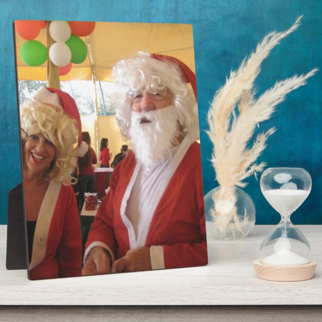 Placa Expositora Colección elegante de Santa. (Lado)