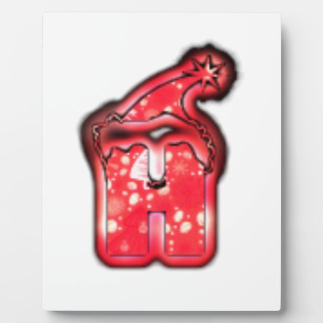 Placa Expositora Colección moderna de Santa Hat. (Frente)