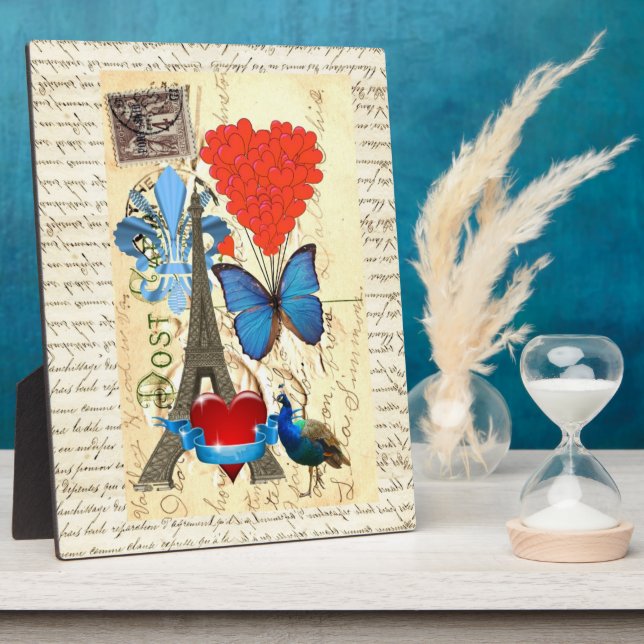 Placa Expositora Colección romántica de París (Lado)