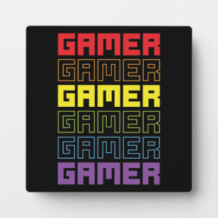Placa Expositora Colegio antiguo de Gamer Retro - Gracioso videojug