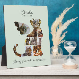 Placa Expositora Colgajo de fotos de alas de ángel de gato verde sa