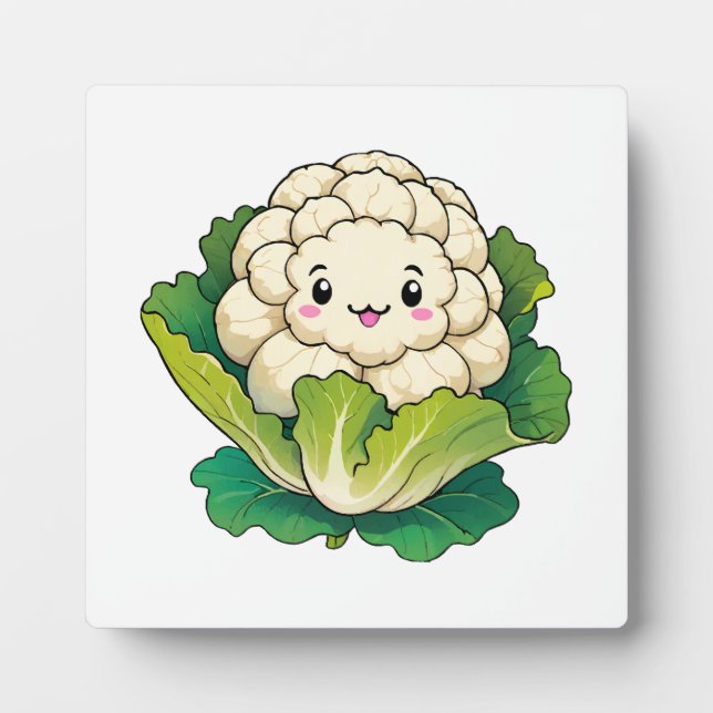 Placa Expositora Coliflor Kawaii (Frente)