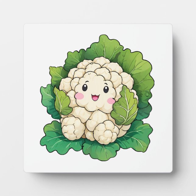 Placa Expositora Coliflor Kawaii (Frente)