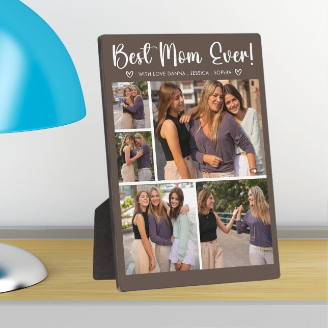 Placa Expositora Collage 5 Photos Gift for Mother's Day (Subido por el creador)