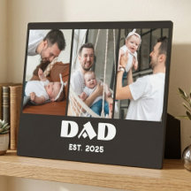 Collage de 3 fotos personalizado para papá estable