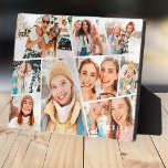 Placa Expositora Collage de Besties Bestfriend Moderno Simple 9 Imá<br><div class="desc">Añade nueve (9) fotos personalizados de ti y de tu mejor/s amigo/s. Agregue sus fotos y,  si es necesario,  desenmascara el grupo de foto y marco,  ajuste la imagen contra el marco y,  a continuación,  haga clic en máscara.</div>