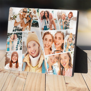 Placa Expositora Collage de Besties Bestfriend Moderno Simple 9 Imá