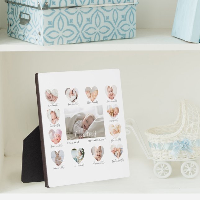 Placa Expositora Collage de foto de Keepsake en el primer año del c (Subido por el creador)