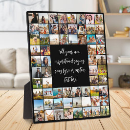 Placa Expositora Collage de fotos 64 personalizado con presupuesto