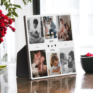 Placa Expositora Collage de fotos 6 del Día del Mejor Papá Nunca Pa