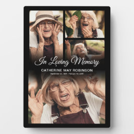 Placa Expositora Collage de fotos conmemorativas